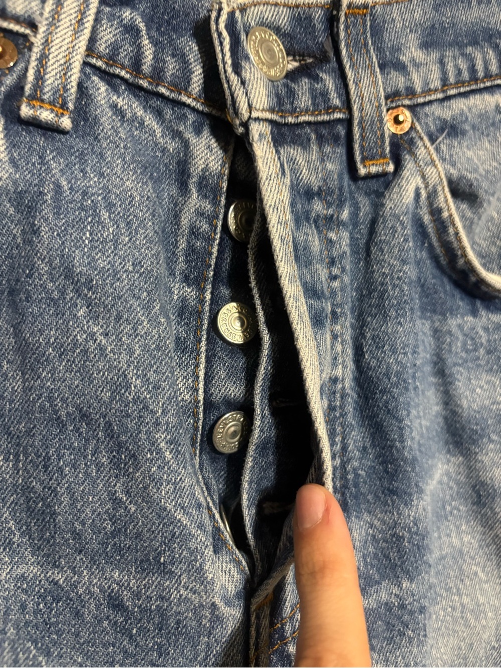 RILEY Blue Patchwork Jeans - Picture 3 of 6
